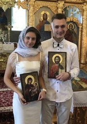 Ікона Божої Матері Скоропослушниця - на дошці зістареної