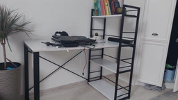 Письменный стол Ferrum-decor Серии Конект c этажеркой 75x120x60 черный ДСП Дуб Сан-Марино 16мм (XK00182) фото от покупателей 13