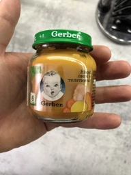 Пюре овощно-мясное Gerber Нежные овощи с телятиной для детей с 6 месяцев 130 г (7613036011280) фото от покупателей 2