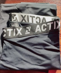 Спортивные Лосины Actix Athletic Legg Black, классические с высокой посадкой, чёрные S фото от покупателей 2