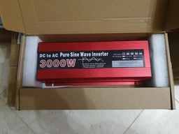 Инвертор, преобразователь напряжения чистая синусоида Pure Sine Wave Inverter 12-220В, 3000Вт, для дома, машины, для газового котла, для холодильника фото от покупателей 7