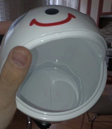 Відро для сміття настільне з кришкою MVM BIN-07 1,2L WHITE (1.2 л) Біле фото від покупців 2