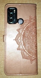 Чехол Vintage для Motorola Moto G60 книжка кожа PU с визитницей голубой фото от покупателей 4