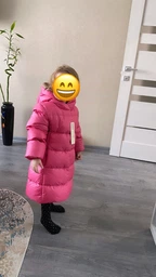 Детское зимнее пальто для девочки Nui Very Микель Г0000019946 116 см Черное (2100001085698) фото от покупателей 2