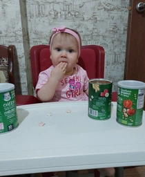 Рисово-пшеничные снеки Gerber с Бананами и Малиной для детей с 8 месяцев 35 г (7613037307641) фото от покупателей 15