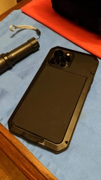 Протиударний чохол Primo Doom Armor для смартфону Apple iPhone 13 Pro Max - Black фото від покупців 3