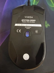 Мышь Vinga MSG-201 USB Black фото от покупателей 7