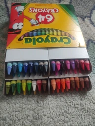 Кольорові воскові олівці Crayola 64 шт