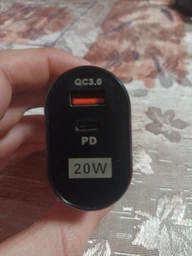 Зарядное устройство PD 20 Вт + QC3.0 USB сетевой адаптер для телефона с функцией быстрой зарядки USLION UD7506 Black фото от покупателей 1