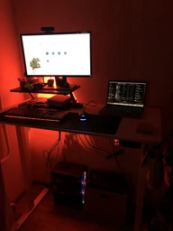 Стол с электрорегулировкой высоты RZTK eDesk 2 1200 х 600 мм Black фото от покупателей 2