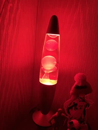 Настольная Лава лампа с воском LAVA LAMP 41см Красная фото от покупателей 11