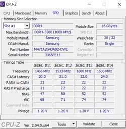 Ноутбучная оперативная память Samsung DDR4 16GB 3200MHz SO-DIMM 1Rx8 PC4-3200AA (M471A2G43AB2-CWE) фото от покупателей 19