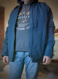 Куртка Joma TRIVOR темно-синьо-бірюзова M 102256.342 фото від покупців 1