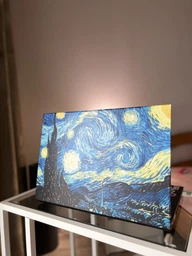 Наклейка на ноутбук для всех моделей 15.6"-13.3” 385х260 мм Матовая "Звездная ночь" фото от покупателей 2