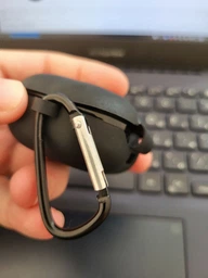 Силиконовый чехол Nik с карабином для Samsung Galaxy Buds Live зеленый фото от покупателей 2