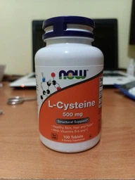 Цистеин L-Cysteine Now Foods 500 мг 100 таблеток