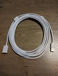 Кабель-удлинитель Atcom USB 2.0 AM/AF 2 Ferite 5 м White (4717) фото от покупателей 4