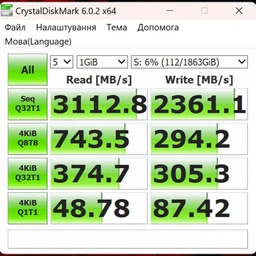 Накопичувач M.2 2280 SSD 2Tb Kingston SNV2S Series, NVMe, PCI Express 4.0 x4, 3D NAND TLC, зап/чт. - 2800/3500Мб/с (SNV2S/2000G)