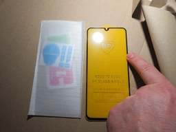 Защитное стекло для Xiaomi Redmi 9/9A/9C Black фото от покупателей 5