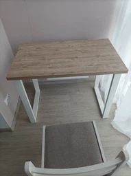 Письменный стол Ferrum-decor Драйв 750x1400x600 Белый металл ДСП Дуб Сан-Марино 32 мм (DRA184) фото от покупателей 19
