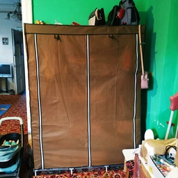Складной тканевый шкаф для одежды и обуви 175х130х45 см Storage Wardrobe каркасный шкаф для одежды