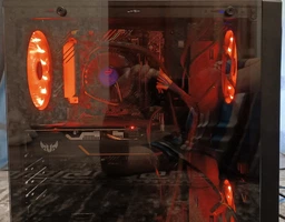 Корпус 1stPlayer F4-3A1-15LED Red фото от покупателей 10