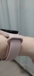 Ремінець Original Design для фітнес-браслета Xiaomi Mi Band 5, Mi Band 6, помаранчевий фото від покупців 5