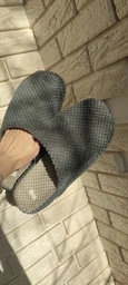 Мужские домашние тапочки с закрытым носком FX shoes с анатомической подошвой 7005 43 27 см Серые (2820000015488) фото от покупателей 2