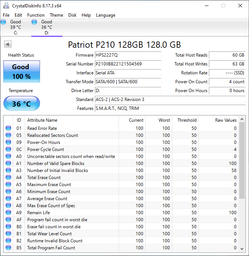 Твердотільний накопичувач Patriot P210, SSD, 256GB, 2.5", 7mm, SATAIII, 3D QLC фото від покупців 1