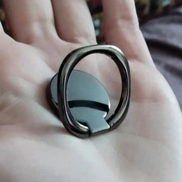 Тримач для телефону PopSockets з кільцем металевий золотистий фото від покупців 8