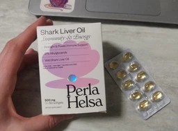 Акулий жир Perla Helsa с алкилглицеролами (60 капсул)