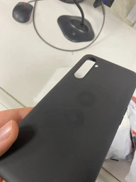 Чохол Shell для Realme 6 Pro Чорний Уцінка (плями на чохлі)
