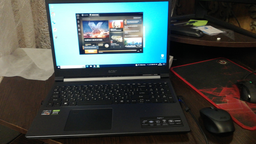 Ноутбук Acer Aspire 7 A715-42G-R7BK (NH.QE5EU.00L) Charcoal Black / AMD Ryzen 7 5700U / RAM 16 ГБ / SSD 512 ГБ / nVidia GeForce RTX 3050, 4 ГБ