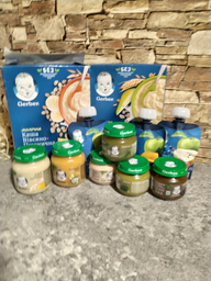 Дитяча каша Gerber Суха молочна швидкорозчинна Вівсяно-пшенична Банан-Манго для дітей з 6 місяців 240 г (7613039834053) фото від покупців 2