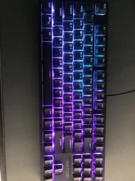 Клавиатура проводная Hator Rockfall TKL Mecha Green USB Black (HTK-620)