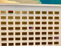 Cкретч карта мира с флагами MyMap Flags edition на украинском языке в тубусе, Scratch off map фото от покупателей 2