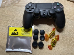 Силиконовые накладки на аналоговые стики Game Teh X для джойстика PS4 черный 8 шт