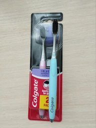 Зубная щетка Colgate High Density древесный уголь мягкая 2 шт (8718951369153) фото от покупателей 6