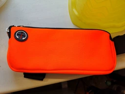 Сумка для бігу Спортивна сумка на пояс з 2 кишенями 22х10 см RunningBag Вологостійка Orange
