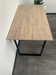 Компьютерный стол Ferrum-decor Дейв 75x140x70 черный ДСП Дуб Сан-Марино 16мм фото от покупателей 19