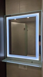 Дзеркало з LED підсвіткою SR-027 (600х800мм) з поличкою фото від покупців 3