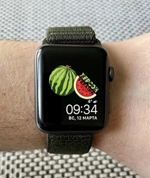 Нейлоновий ремінець Fruct Sport Loop Band для Apple Watch 42/44/45/46/49 mm Red