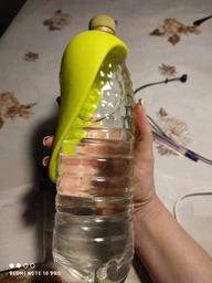 Поилка-насадка на бутылку WAUDOG Silicone, серая, 165х90 мм фото от покупателей 2