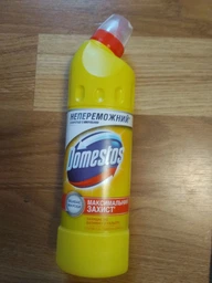 Антибактеріальний універсальний засіб Domestos 24 години «Лимонна свіжість» 750 мл фото от покупателей 1