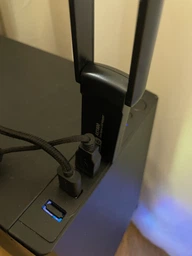 Двохдіапазонний USB Wi-Fi 6 адаптер FENVI AX1800 Mbps Dual Band 2.4GHz/5GHz з двома антенами фото від покупців 1