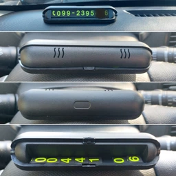 Автовизитка с номером телефона в машину для парковки XoKo Number Detect 001 Парковочная карта Black (XK-ND-001) фото от покупателей 6