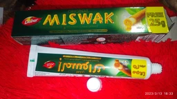 Упаковка зубной пасты Dabur Herb'l Miswak Травяная 75 г х 3 шт (6291069206708) фото от покупателей 10