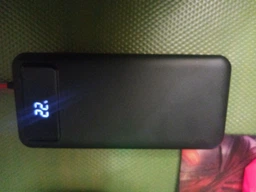 Павербанк Power bank 4 роз'єми I-Battery 80000 mAh з ліхтариком та вбудованими кабелями Чорна фото от покупателей 4