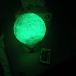 Настольный светильник космос Magic 3D COLOR Moon Light с пультом
