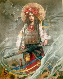 Дерев'яний Пазл-лабіринт Вільна Україна The Wortex 40x50 см (PZL81002L)